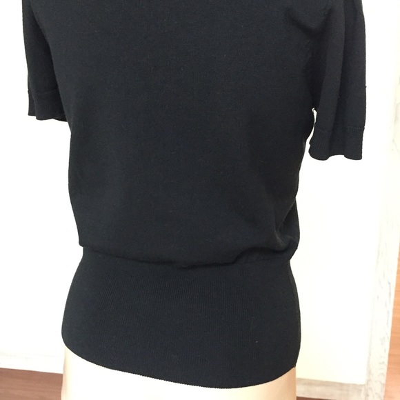 August Silk Black Top  S - Picture 4 of 9